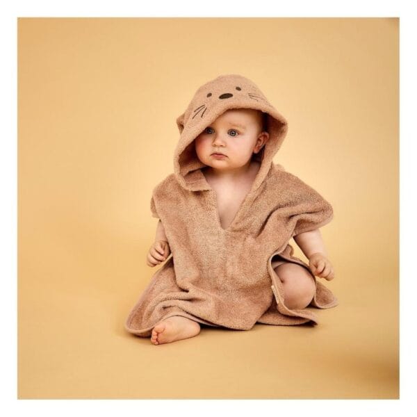 Adeline poncho - Roze Konijn