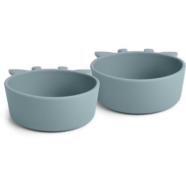Alex siliconen diep bord 2-pack Giraf - Lood