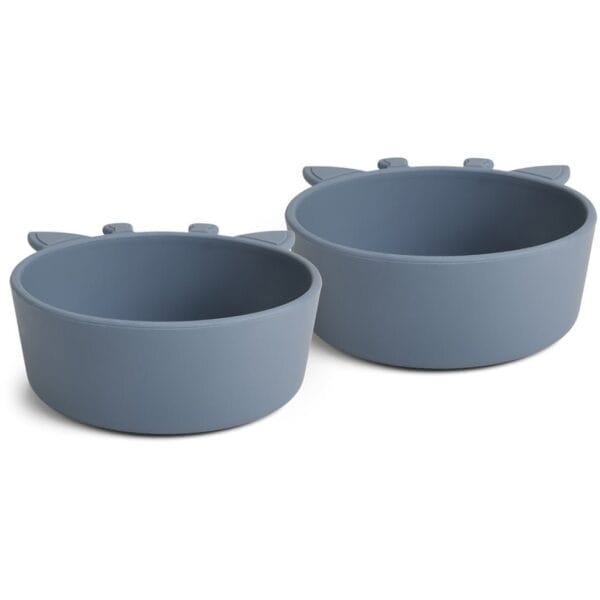 Alex siliconen diep bord 2-pack Giraf - Beringzee
