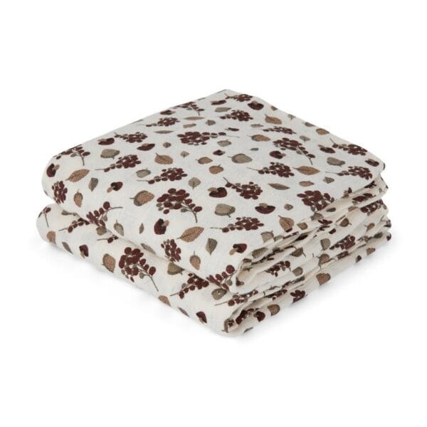 Bao mousselinedoek 2-pack met print