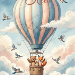 Dieren in de luchtballon