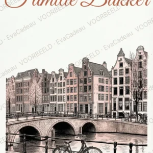 Amsterdam lijntekening
